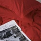 Простынь MirSon полуторная 150x220 см 30-0018 Red Satin Stripe (2200005254684) - изображение 4