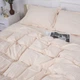 Простынь MirSon полуторная 150x220 см 30-0004 Cream Satin Stripe (2200005248799) - изображение 1