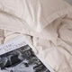 Простынь MirSon полуторная 150x220 см 30-0004 Cream Satin Stripe (2200005248799) - изображение 5
