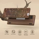 Клавіатура механічна дротова - Womier F87 75% з колесом гучності, RGB, PBT і hotswap - зображення 3