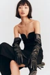 Платье-бандо H&M 271206457 38 Черный - изображение 5