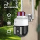 Уличная IP камера видеонаблюдения Verto VRT-C262 3MP Wi-Fi PTZ с SIM, ночным видением, микрофоном и сиреной - изображение 7
