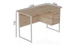 Комп'ютерний стіл Ferrum-decor Гаррі 75x120x60 білий ДСП Дуб Сан-Марино 32мм (FRD-104058) - зображення 3