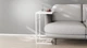 Столик приставний Террі Ferrum-decor 650x440x330 Білий метал ДСП Біле 16 мм (FRD-104655) - зображення 3
