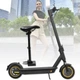 Электросамокат складной Scooter 400W на колесах 8.5" с сиденьем и амортизатором Smarda Черный - изображение 2