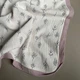 Дитячий мусліновий бавовняний чотирьохшаровий плед ковдра Anny.Home 100*80 см для дівчинки для хлопчика Гілочки з ожиновим - зображення 2