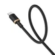 Кабель Baseus Dura Series Fast Charging Cable USB to Type-C 60W 2m Gold+Black (P10377802U01-02) - изображение 4