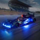 Конструктор Technology Формула 1 машинка на 1642 деталей 63cм в детализации 1:8 Formula 1 (В крафтовой упаковке) + LED подсветкой Technology - изображение 11