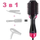Фен Щітка гребінець 3в1 One step Hair Dryer 3 режими випрямляч для укладання волосся стайлер з функцією іонізації 1000 Вт - зображення 4