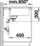 Мойка кухонная Blanco - 527238 DELTA I - изображение 4