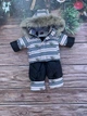 Комбінезон з курткою зимовий дитячий Look Пухнастик смужки 80-86 см - зображення 3