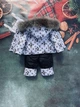 Комбінезон з курткою зимовий дитячий Look Пухнастик LV чорний з білим 98-104 см - зображення 4