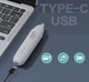 Тример для носа та вух MAXGROOM GT2220A на акумуляторі з USB зарядкою білий - зображення 3