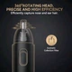 Тример для носа та вух MAXGROOM GT2220A на акумуляторі з USB зарядкою чорний - зображення 3