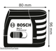 Профессиональный лазерный нивелир Bosch Professional GLL 2 с держателем MM 2 : два красных луча, 10 м (0601063A01) - изображение 5