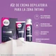 Набір для видалення волосся Veet Expert для інтимних зон тіла, крем для видалення волосся для жінок 50 мл і пінка Multi-Benefits 50 мл - зображення 3