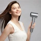Фен HOCO HP10, high-speed negative ion hair dryer with digital display, 2 speed, 2 temperatures, 110000rpm, 1600W, grey - изображение 4