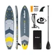 SUP дошка 350см Rebel ACTIVE с аксессуарами сапборд 150 кг 350 x 81 х 15 см Grey - изображение 1
