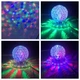 Светодиодная лампа на подставке шар вращающийся Rgb диско лампа ночник со светомузыкой - изображение 5