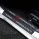 Защитная плёнка на пороги с логотипом Dodge карбон 4D (Auto-69972) аксесуари для авто - изображение 1