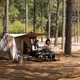 Четырехместная палатка с навесом Naturehike CNH22ZP029 (Светло-коричневая) - изображение 5