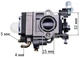 Карбюратор VJ Parts для мотокосы 40F/44F (поршень d40) D 15мм арт карб001 - изображение 7