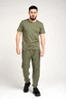 Футболка спортивна чоловіча ARMANI EA7 (3DPT39-PJTJZ-1846/24) Хакі M - изображение 5