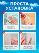 Антимоскитная сетка на окно с липучкой 1.5 х 2 м москитная сетка для защиты от насекомых AVA White - изображение 2