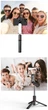 Трипод - селфі палиця Selfie Stick-Tripod (114 см max. висота) для фото, відео, селфі + LED лампа + Bluetooth пульт / Монопод зі штативом / Підставка для телефону - зображення 7