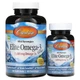 Омега Carlson Elite Omega-3 омега 3 кислоты из норвежской рыбы дикого отлова натуральный лимонный вкус 1600 мг 120 капсул - изображение 2