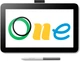 Монітор-планшет Wacom One 12 (DTC121W0B) (Офіційна гарантія 24 міс.) - зображення 1