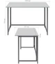 Стол компьютерный раскладной Fold FL1000 (1000х600х750Н) AMF Черный/Антрацит (сталь/ДСП) (217846) - изображение 10