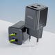Ładowarka sieciowa Allity GaN PD QC ATC-01-30WAC 1x USB-C 1x USB-A 30W Black (5906667550153) - obraz 7