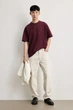 Футболка оверсайз H&M 271003662 S Червоний - зображення 1