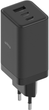 Зарядний пристрій Allity GaN PD QC ATC-01-65WACC 2x USB-C + 1x USB-A 65W Black (5906667550177) - зображення 1
