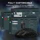 Мышь Attack Shark R5 Ultra беспроводная, игровая, carbon корпус, 2.4G, Bluetooth, 8K - Черный - изображение 5