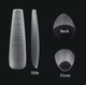 Гелеві типси 120 шт/уп. Дизайнер Multiforms Fast Gel Tips MT1 для нарощування нігтів - зображення 3