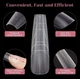 Гелеві типси 120 шт/уп. Дизайнер Multiforms Fast Gel Tips MT1 для нарощування нігтів - зображення 13