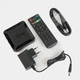 Смарт ТВ приставка Android 11.0 2/16Gb Allwinner, медиаплеер для телевизора с поддержкой WiFi, HDMI, USB, Ethernet, 4K, YouTube, Google Play, TV Box комплект с пультом, кабелем HDMI и блоком питания Черный X96Q-Black - изображение 8