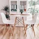 Круглий Стіл Just Home 100 см Білий - изображение 5