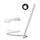 Стилус для iPad 2024 года С функцией Palm Rejection White (для 2018-2024годов iPad Air 11 Air 13 M2 Pro 13 11 M4 5/6/7/8/9/10-го пок. Air 3/4/5 Mini 5 6) - изображение 1