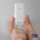 Зарядний пристрій Allity GaN PD QC ATC-01-20WC 1x USB-C 20W White (5906667550344) - зображення 5