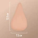 Камуфлирующая вставка для женского нижнего белья Teardrop самоклеящийся корректирующий патч / ластовица / накладка для бикини и трусов, бежевая (110020690) - изображение 10