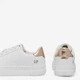 Женские кеды низкие GAP Portland Met GAA004F5SWWROGGP 5905588489801 36 23 см Белые (5905588489849) - изображение 5