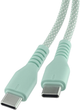 Kabel Qualo USB Type-C – USB Type-C 1.5 m Mint (5907457773103) - obraz 3