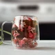 Чашка с ручкой "Розовый букет", с двойными стенками, 250 мл - изображение 5