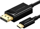 Кабель Ugreen MM139 USB-C to DisplayPort 4K@30Hz 1.5 м Black (UGR-50994) - изображение 1