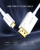 Кабель Ugreen MM139 USB-C to DisplayPort 4K@30Hz 1.5 м Black (UGR-50994) - изображение 6