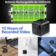 Мини-камера S6 для видеонаблюдения 4K Ultra HD поддержка 4G и Wi-Fi 2.4G внутренняя чёрная - изображение 8