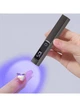 Лампа-фонарик LED 15 3W (черная) для ногтей для фиксации верхних форм на USB и аккумуляторе - изображение 2